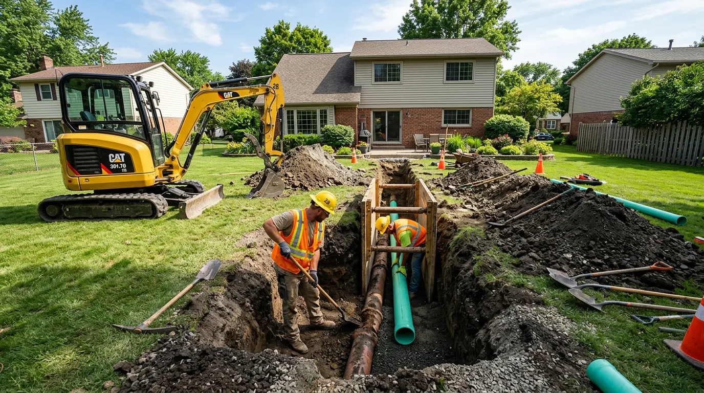 Sewer Line Installation in Greenbrier, AR
